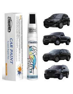 Pintura de Retoque Metálica Negra Ágata FIXEZPRO 12ml para Ford