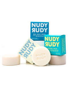 Paquete de Jabones Nudy Rudy Bestie - 3 x 119g, Naturales
