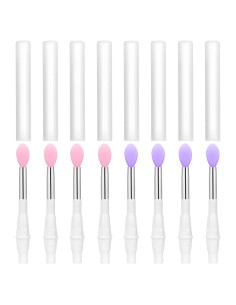 Pinceles de Silicona para Labios Unaone - 8 PZS Reutilizables
