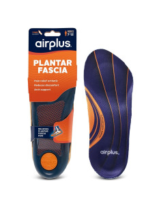 Plantillas Ortopédicas Airplus 3/4 para Fascitis Plantar - Gel y Soporte