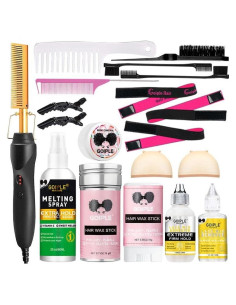 Peina Caliente Eléctrica Goiple Deluxe para Alisar y Rizar Cabello