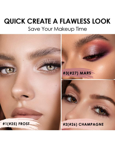 Lápiz de Sombra de Ojos y Delineador FOCALLURE 2 en 1