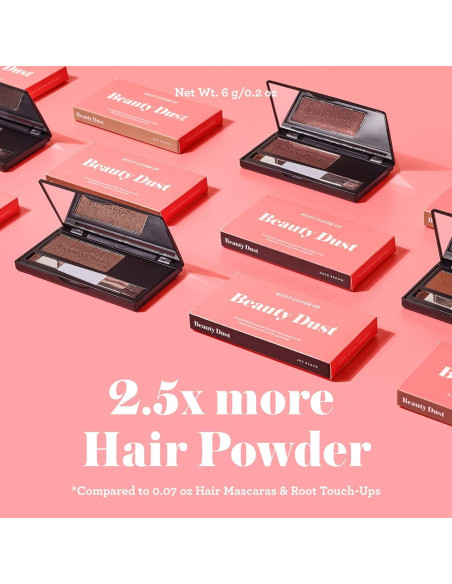 Corrector de Raíces Marrón Oscuro Beauty Dust - 100% Natural