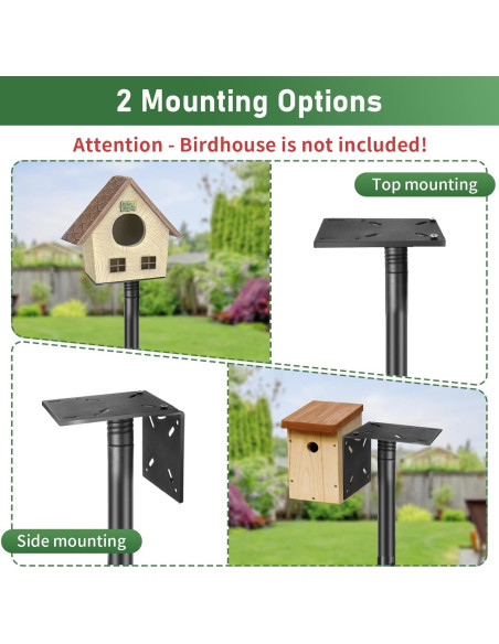 Poste para Comedero de Aves KOLAKO 234 cm Resistente a Ardillas