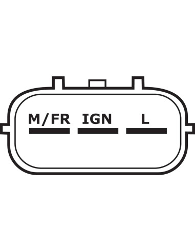 Alternador DB Electrical 400-52357 12V 70A para Toyota Echo 2000-2003