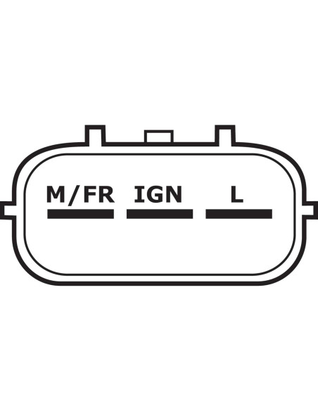 Alternador DB Electrical 400-52357 12V 70A para Toyota Echo 2000-2003