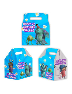 Cajas de Favor Personalizadas JKD Boo Monsters - Paquete de 12
