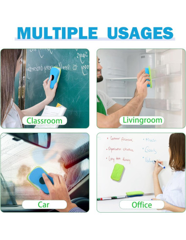 Borrador de Pizarra Microfibra OSOPOLA WP0301 + 2 Paños