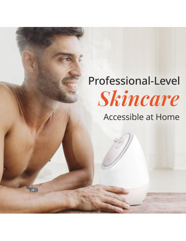 Vaporizador Facial Iónico Vanity Planet Aira Beige - Limpiador de Poros