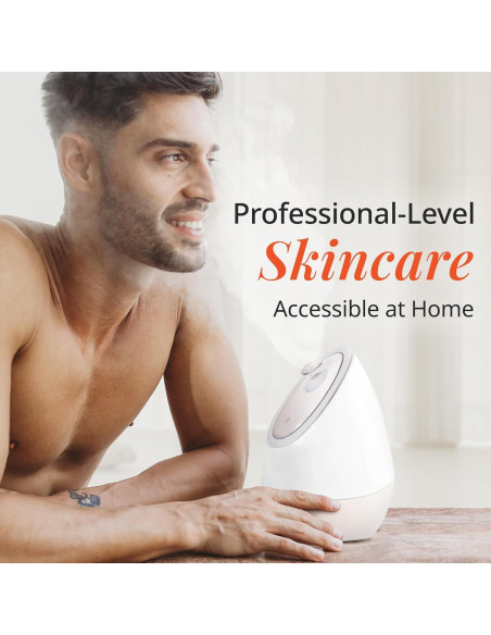 Vaporizador Facial Iónico Vanity Planet Aira Beige - Limpiador de Poros