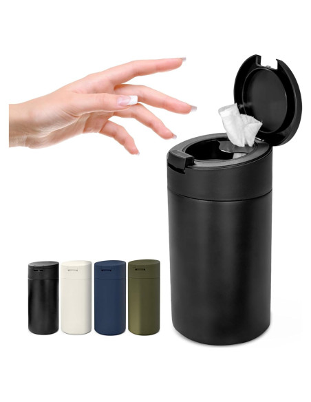 Dispensador de Toallitas Húmedas Recargable Gosnold Negro 26cm