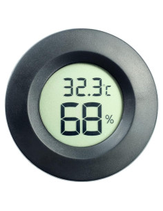 Higrómetro Digital LCD KAKASEA Redondo 2 en 1 Temperatura y Humedad