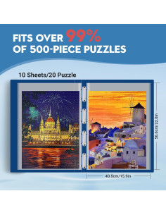 Carpeta de Almacenamiento de Rompecabezas Nariolar 500 Piezas 2