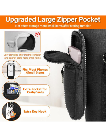 Bolsa Portabotellas de Agua LEFOR-Z para Taza Stanley 40 oz