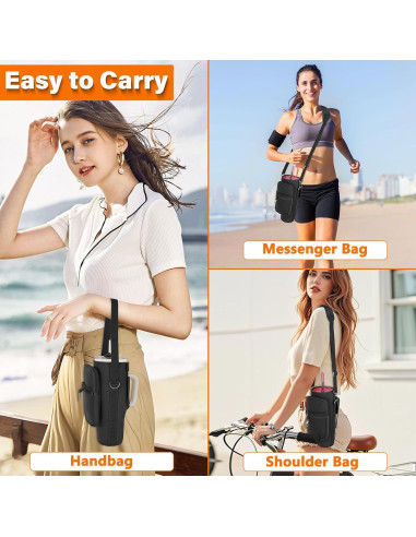 Bolsa Portabotellas de Agua LEFOR-Z para Taza Stanley 40 oz