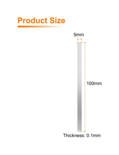 Tiras de Níquel HARFINGTON 50pcs 0.15mm x 8mm x 100mm 2