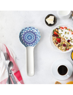 Soporte para Cucharas de Cerámica Fashionstorm Azul 22.9x9.9cm 2