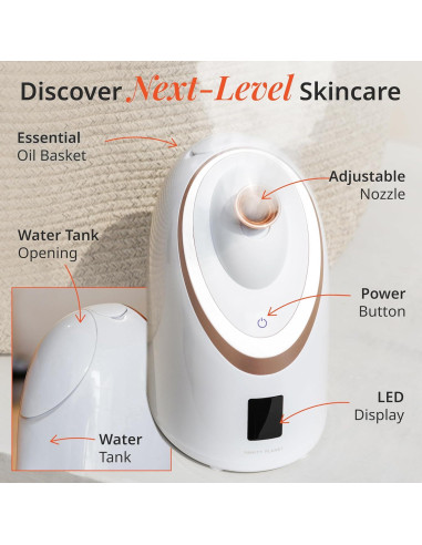 Vaporizador Facial Caliente y Frío Vanity Planet - 6 Modos