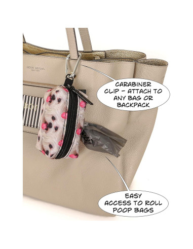 Dispensador de bolsas de caca de perro Fydelity poopyCUTE