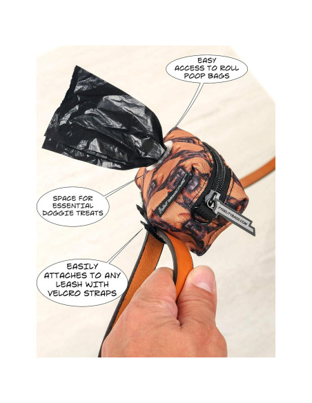 Dispensador de bolsas de caca de perro Fydelity poopyCUTE Dispensador de bolsas de caca de perro Fydelity poopyCUTE