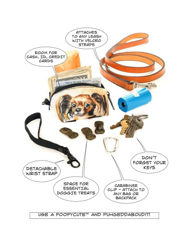 Dispensador de bolsas de caca de perro Fydelity poopyCUTE