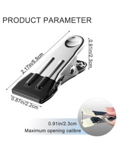 Pinzas de Ropa Multifuncionales AW - Acero Inoxidable 30 Unidades 2