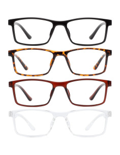 Gafas Bloqueadoras de Luz Azul Przene 4 Pack Unisex UV400 2