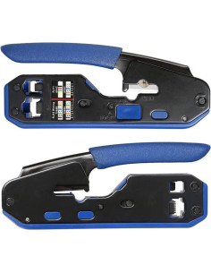 Crimpadora de Cable LSLANSOON RJ45 CAT5 CAT6 Manual 135mm 2