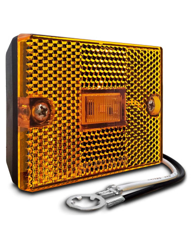 Luz de Marcador Lateral LED Ámbar ONLINE LED STORE IP67 para Remolques