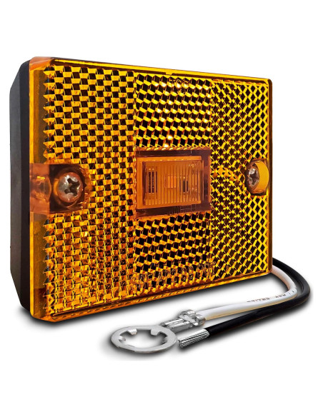 Luz de Marcador Lateral LED Ámbar ONLINE LED STORE IP67 para Remolques