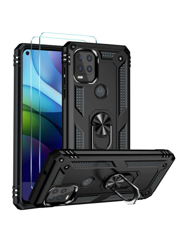 Funda HOOMIL para Moto G Stylus 5G 2021 con 2 protectores