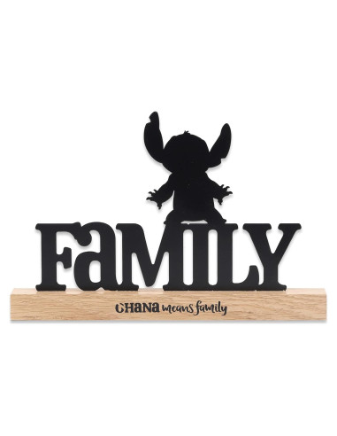 Decoración de Mesa Lilo y Stitch Ohana Significa Familia