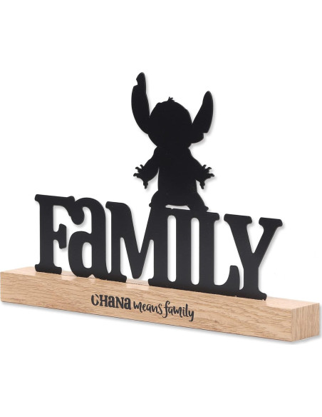 Decoración de Mesa Lilo y Stitch Ohana Significa Familia