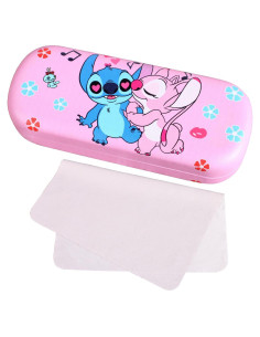 Funda Dura para Gafas de Cuero PU ADBGV - Tamaño Grande