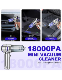 Aspiradora de Mano TianJQiS HL-121 Sin Cable 110W 30min 2