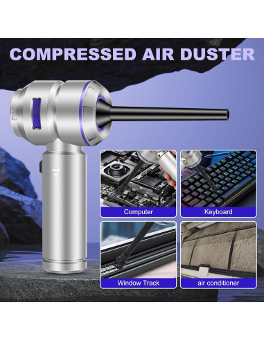 Aspiradora de Mano TianJQiS HL-121 Sin Cable 110W 30min