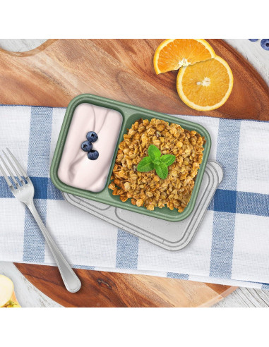 Contenedores de Snack Bentgo Prep 20 Piezas 2 Compartimentos