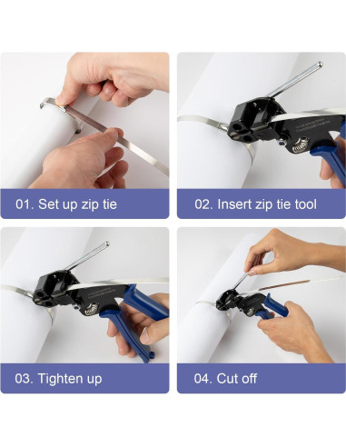 Cortador de Bridas Metálicas OFFO 20.83 cm para Acero Inoxidable