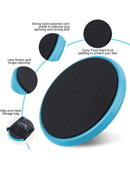 Tabla de Giro de Ballet Xemz - Disco Portátil para Piruetas