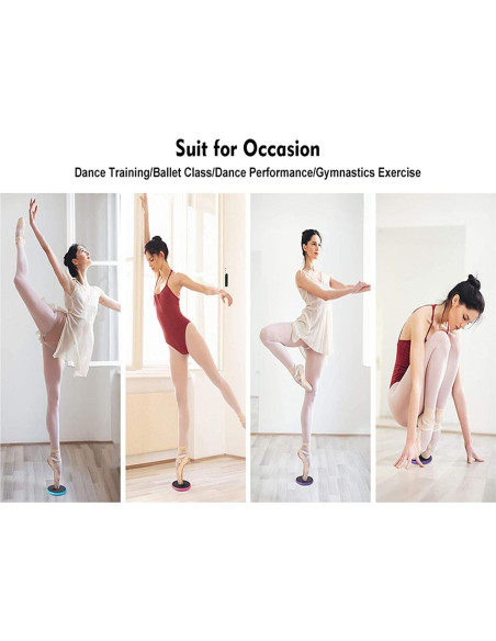 Tabla de Giro de Ballet Xemz - Disco Portátil para Piruetas