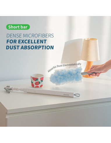 Plumero Extensible Oshang 1.1m + 12 Recambios Microfibra