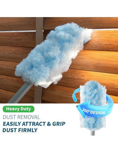 Plumero Extensible Oshang 1.1m + 12 Recambios Microfibra