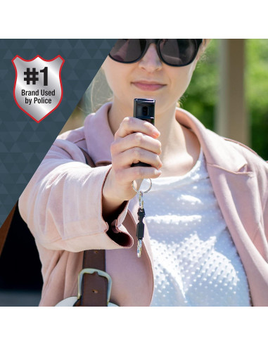 Gel de Pimienta SABRE 2-en-1 con Silbato Desmontable 15g