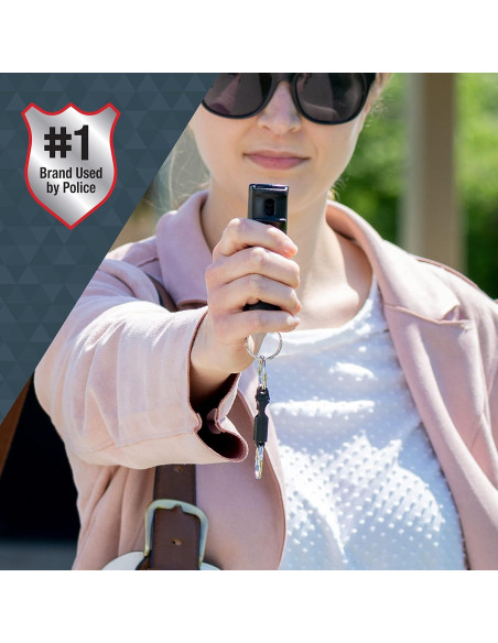 Gel de Pimienta SABRE 2-en-1 con Silbato Desmontable 15g