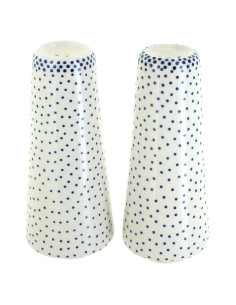 Saleros y Pimenteros de Cerámica Blue Rose Pequeños Puntos