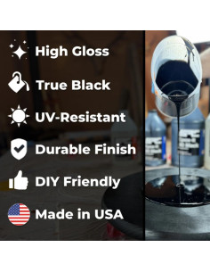 Resina Epóxica Negra 1 Gal SPRESIN Alta Calidad DIY 2