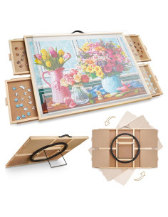 Tablero de Rompecabezas ALL4JIG 1000 Piezas Ajustable 76.5x57cm