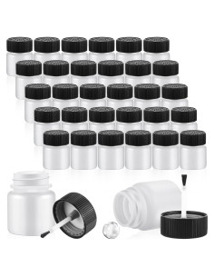 Maxcheck 60 Botellas Vacías de Pintura 30ml con Brocha