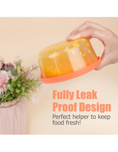 Tapas Redondas de Silicona LUVCOSY para Cuencos Pyrex - 6 Piezas