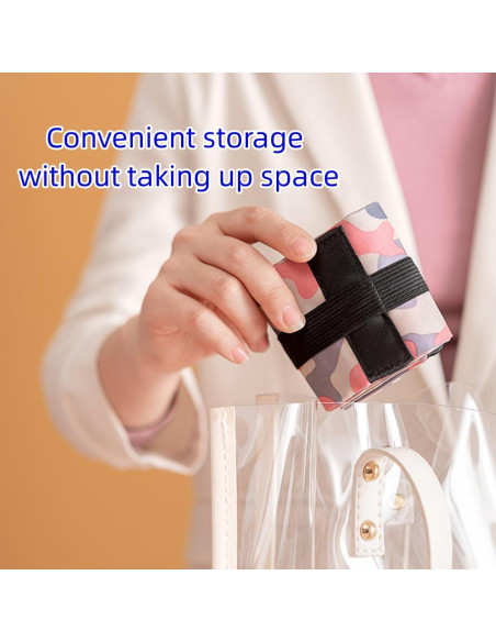 Bolsa de Compras Reutilizable Plegable yrlfiot 2 Piezas Azul